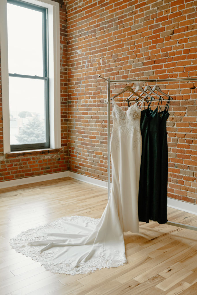 day before the wedding checklist and tips, the wedding dress, and bridesmaids dresses