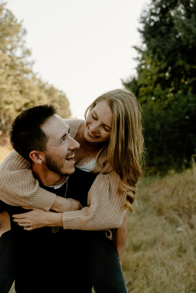 A perfect engagement session at Pioneers Park in Lincoln, Nebraska